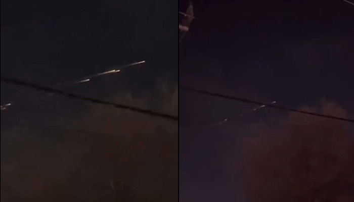 WATCH: Streaks of unidentified lights appear in sky