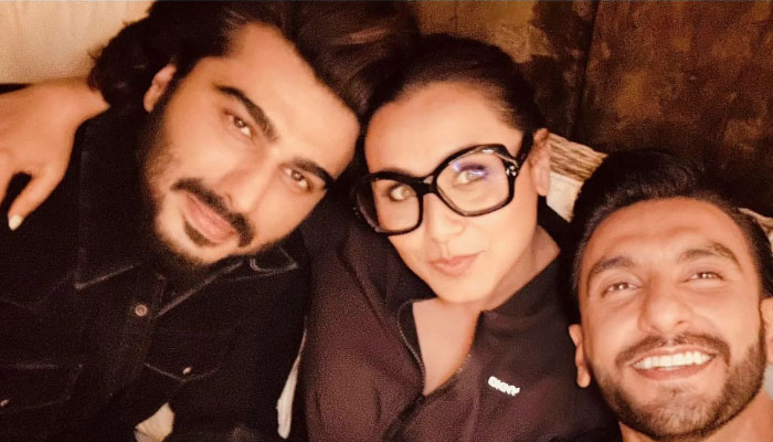 Arjun Kapoor, Ranveer Singh share adorable selfie with Rani Mukerji
