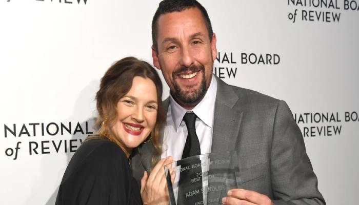Drew Barrymore gushes over Adam Sandler after he receives Mark Twain Prize: Photos