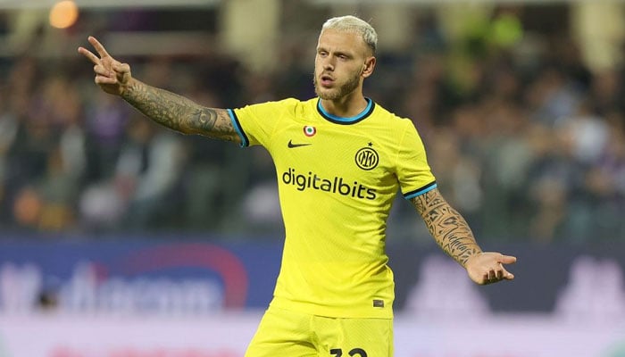 Federico Dimarco was injured playing for Inter against Juventus. Twitter