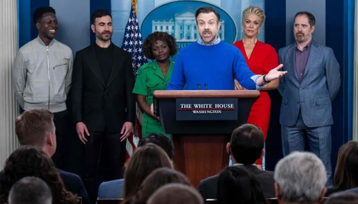 ‘Ted Lasso’ actors visit White House to promote mental health