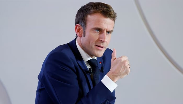 French President Emmanuel Macron delivers a speech during a news conference on France assuming EU presidency, in Paris, France. — Reuters/File