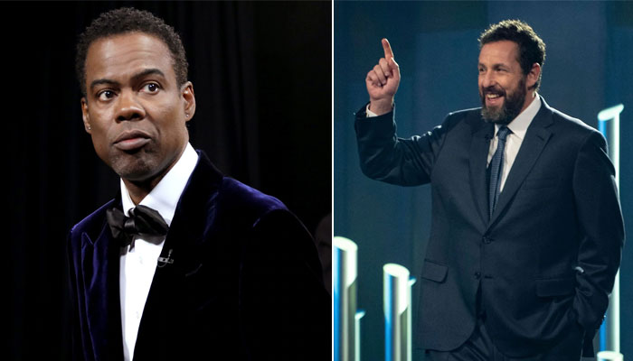 Adam Sandler reacts to Chris Rocks brutal jokes about Will and Jada Pinkett Smith