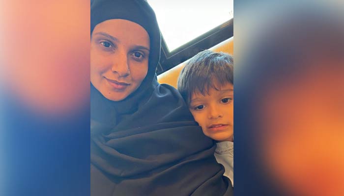 Sania Mirza with her son. — Instagram/@mirzasaniar