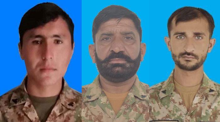 Three soldiers martyred in exchange of fire with terrorists in DI Khan