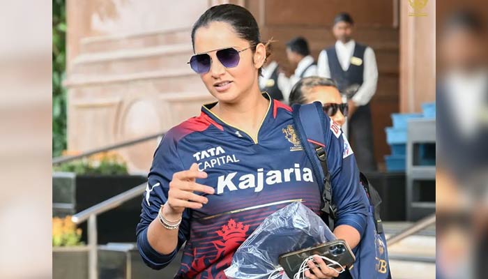 Sania Mirza in the official RBC kit. — Twitter/@one6sports
