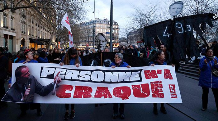 Protests rage on as Macron refuses to budge on pension reform