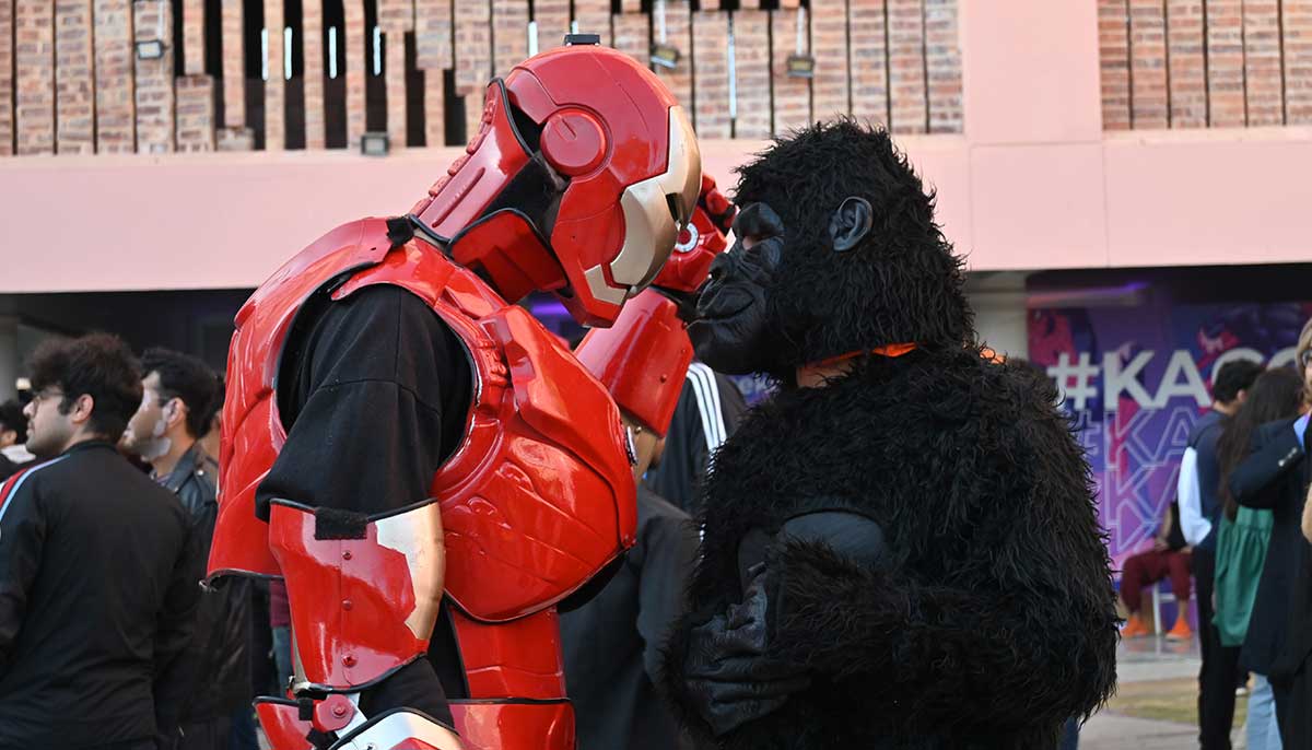 Fans dressed as their favourite characters for cosplay during the Comic Con in Karachi. — Isra Sheikh