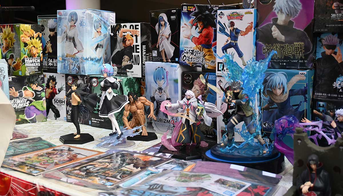 Anime inspired items at Comic Con organised by Geek Haven. — Isra Sheikh