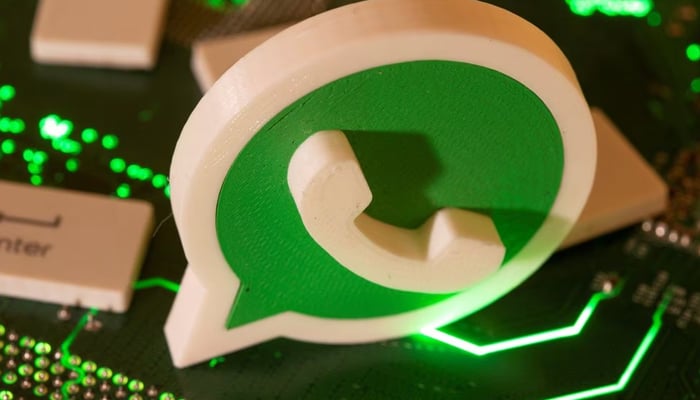 The instant messaging app WhatsApp logo can be seen in this picture. — Reuters/File