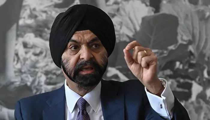 Ajay Banga speaks during an interview in Nairobi on March 8, 2023. — AFP/File