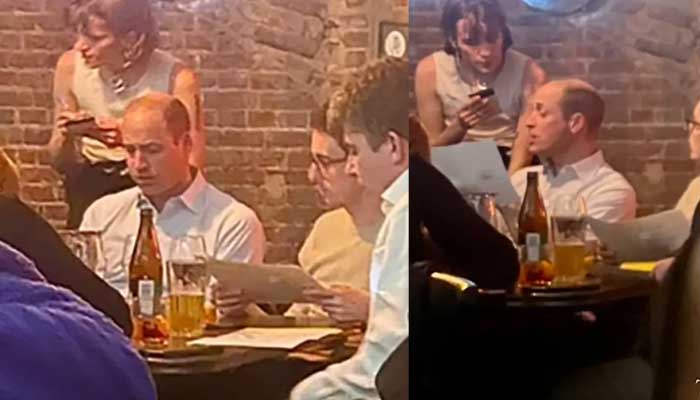 Prince William seen enjoying dinner at gay restaurant in Warsaw