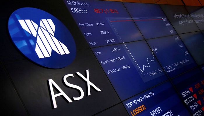 A board displaying stock prices is seen at the Australian Securities Exchange (ASX) in Sydney, Australia, on February 9, 2018. —Reuters/File