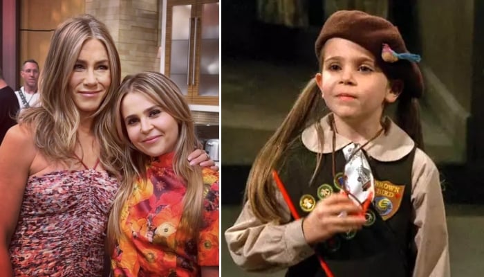 Jennifer Aniston meets ‘Friends’ child star Mae Whitman 26 years later