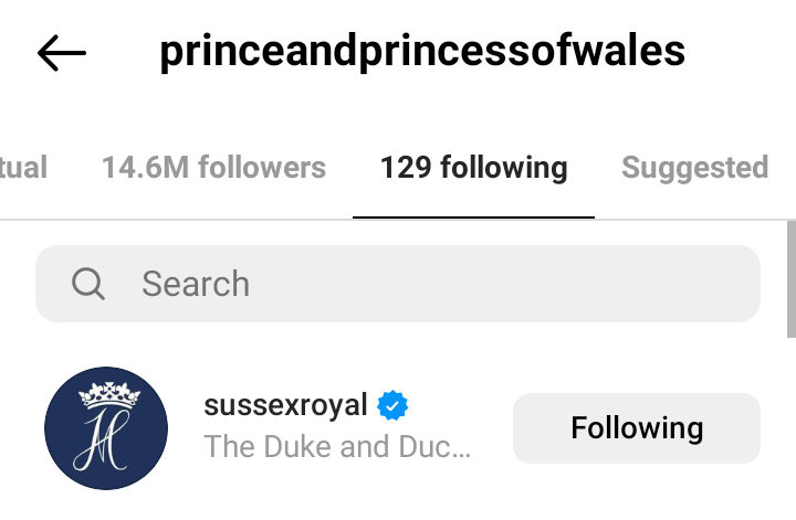 King Charles has stopped royals from unfollowing Harry and Meghan?