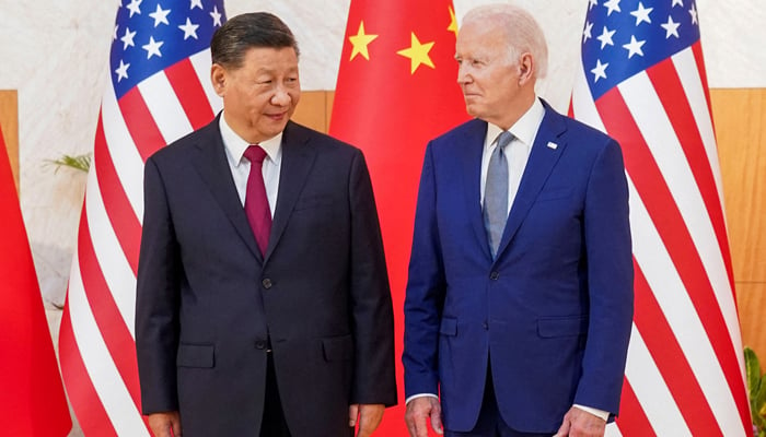 Chinese President Xi Jinping meets with US President Joe Biden at the G20 summit in Bali, Indonesia on Nov. 14, 2022. — Reuters