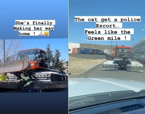 Jeremy Renner reunites with snowplow after accident, ‘feels like the Green Mile’