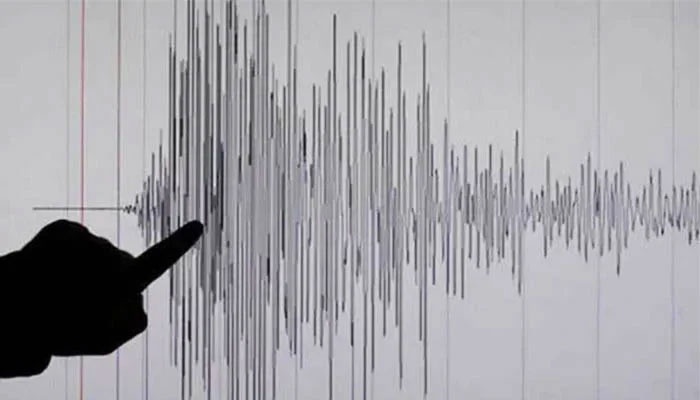 Picture showing a Richter scale reading — Reuters