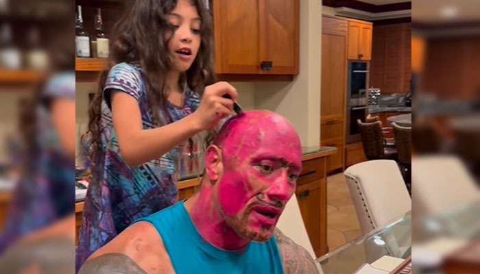Dwayne Johnson shares adorable makeover from daughters