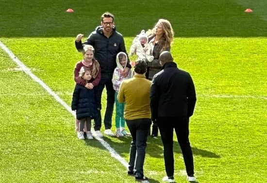 Blake Lively and Ryan Reynolds click adorable snaps with their newborn at Wrexham