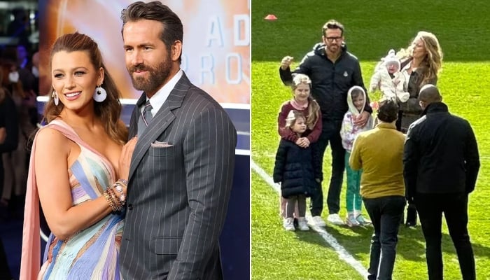 Blake Lively and Ryan Reynolds click adorable snaps with their newborn at Wrexham