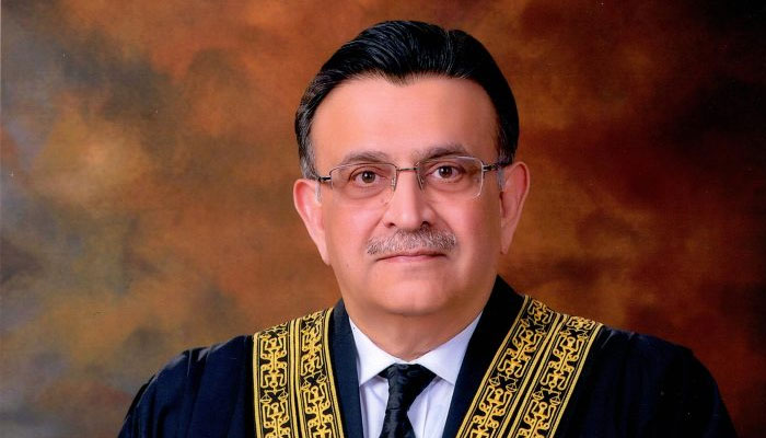 Chief Justice of Pakistan (CJP) Umar Ata Bandial. — Supreme Court website