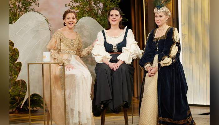 Drew Barrymore celebrates reunion with Ever After costars on 25th anniversary