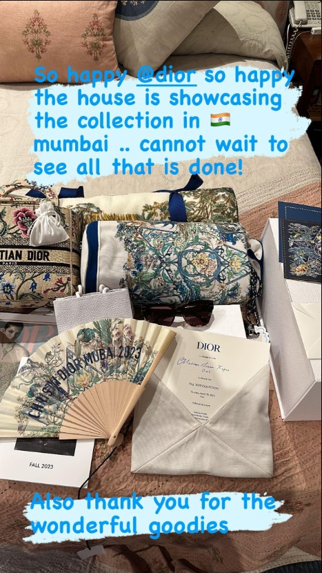 Sonam Kapoor receives invitation to Dior Fashion Show in Mumbai
