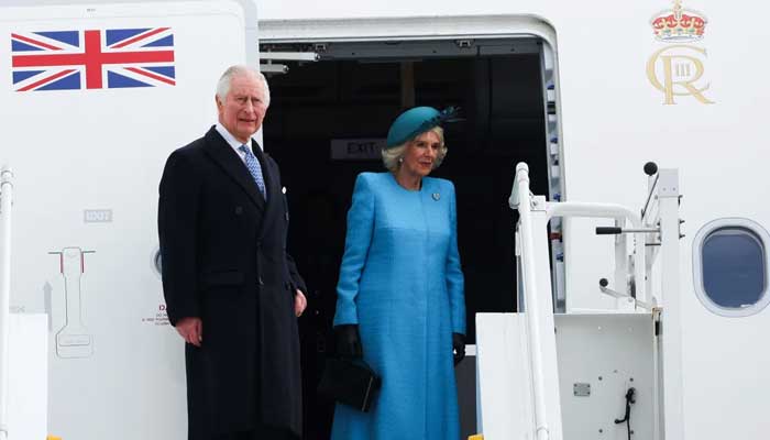 King Charles lands in Germany for first overseas visit as monarch
