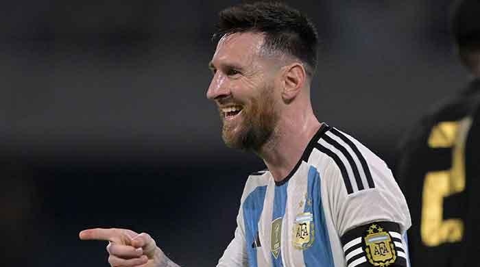 Argentina's Lionel Messi scores 100th international goal in Curacao romp