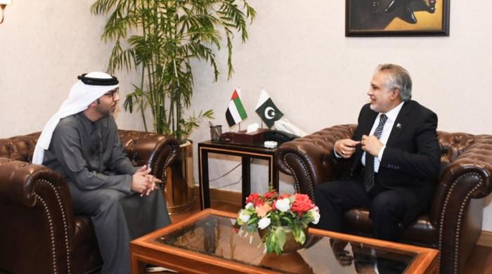 FinMin Dar meets UAE envoy as Pakistan scrambles to secure IMF deal