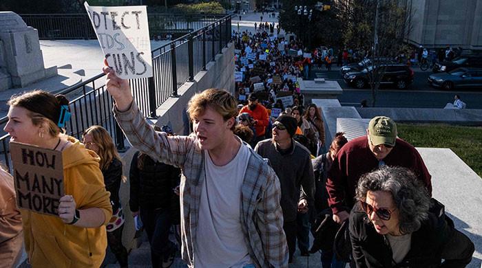 Hundreds rally in Tennessee to demand stricter gun laws after school shooting