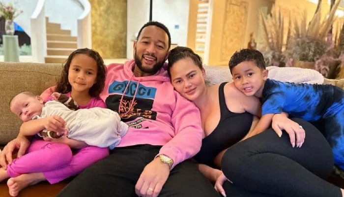 Chrissy Teigen details flying experience with kids, fans slam her for using private jet