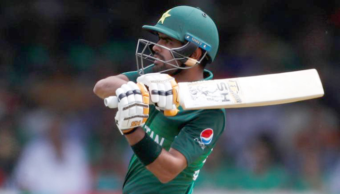 Cricket - ICC Cricket World Cup - Pakistan v Bangladesh - Lords, London, Britain - July 5, 2019 Pakistans Babar Azam in action. — Reuters