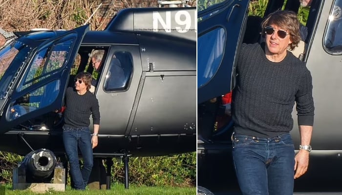 Tom Cruise wows fans as he flies helicopter to ‘Mission: Impossible 8’ set in Kent
