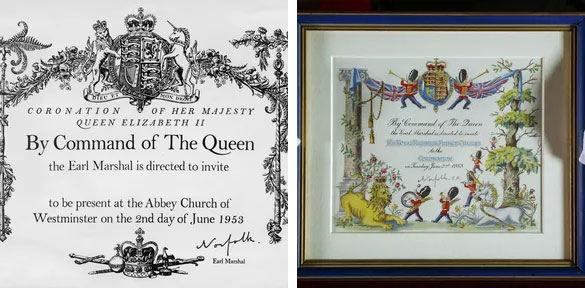 King Charles’ Coronation invitation has a sweet tribute to late Queen