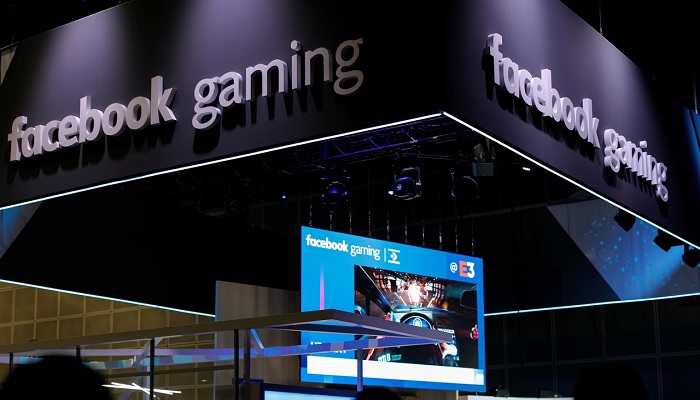 Picture shows a stall of Facebook gaming app during an international IT event. — Reuters