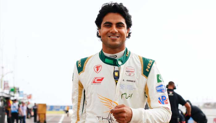 British Pakistani motorsport Formula racer Enaam Ahmed. — Twitter/@Enaammotorsport