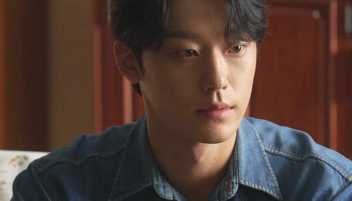 The character is shown in two starkly different stages of life