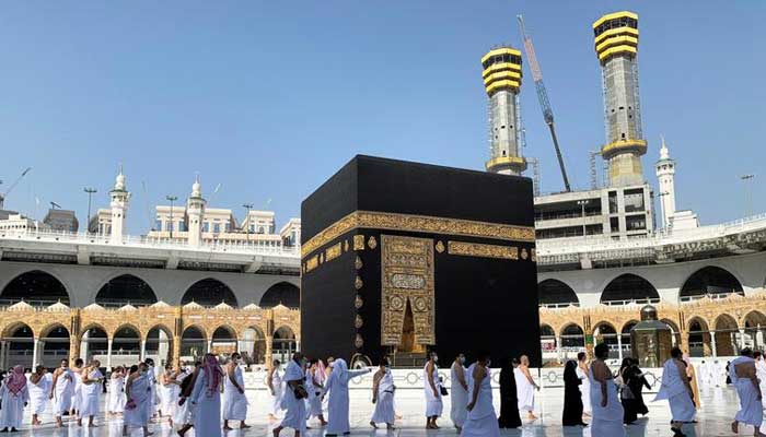 Muslims, keeping a social distance, perform Umrah at the Grand Mosque after authorities ease COVID-19 restrictions, in the holy city of Makka, Saudi Arabia, October 4, 2020. — Reuters