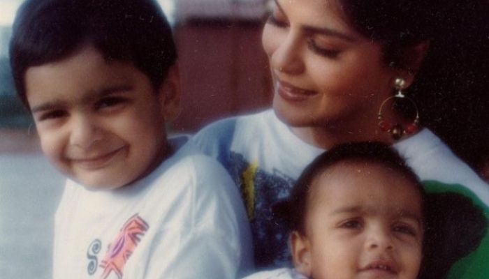 Zeenat Aman shares golden picture of children Zahaan and Azaan from 1990 in the post