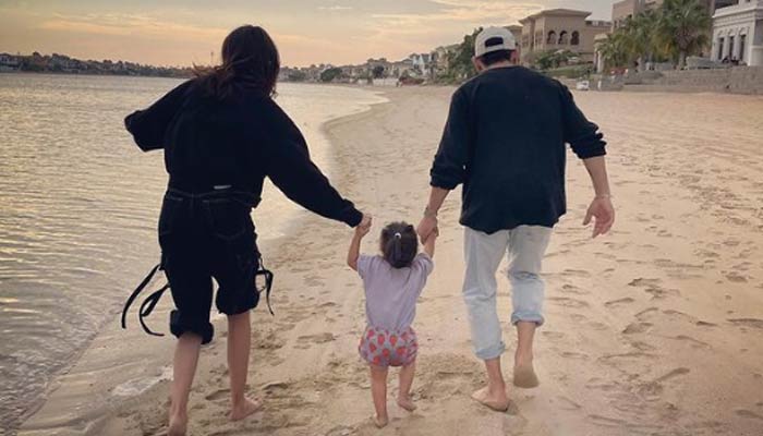 Indian cricketer Virat Kohli with Anushka Sharma and their daughter Vamika Kohli. — Instagram/@ViratKohli