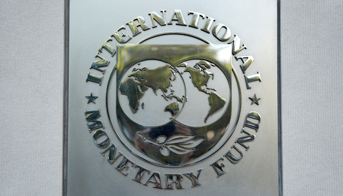 International Monetary Fund logo is seen at the IMF headquarters building during the IMF/World Bank annual meetings in Washington, US, October 14, 2017. — Reuters
