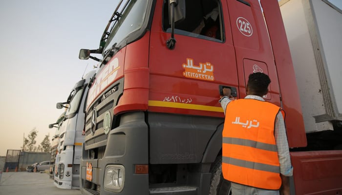 A truck with the Trella logo is seen in this undated photo. — Trella website