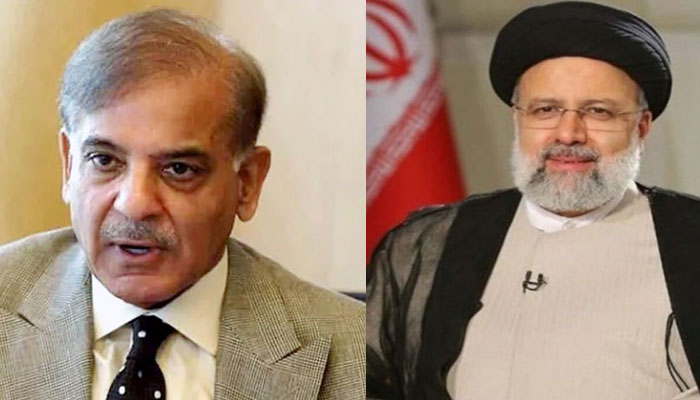 وزیر اعظم شہباز شریف اور ایرانی صدر سید ابراہیم رئیسی  - ریڈیو پاکستان/فائل