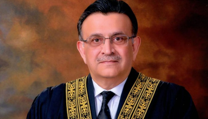 An undated image of Chief Justice of Pakistan Umar Ata Bandial. — Supreme Court of Pakistan website