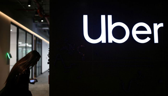 Ubers logo is pictured at its office in Bogota, Colombia. — Reuters/File
