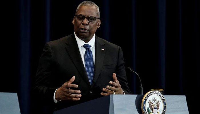 Secretary of Defence Lloyd Austin holds a joint news conference at the State Department in Washington, US. — Reuters/File