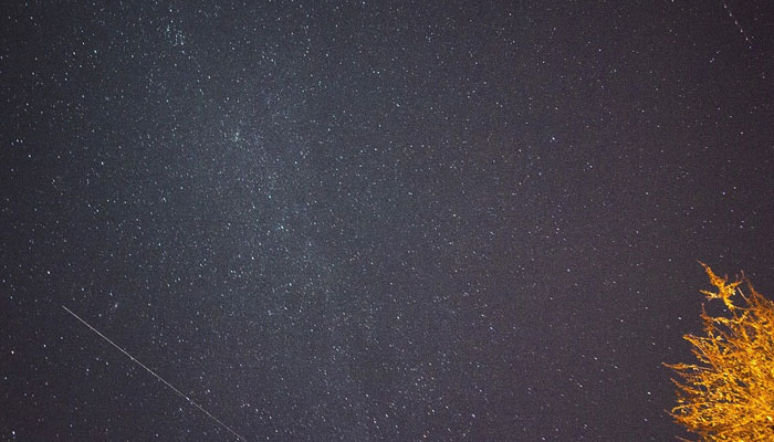A representational image of a meteor passing in the sky. — Pixabay/File