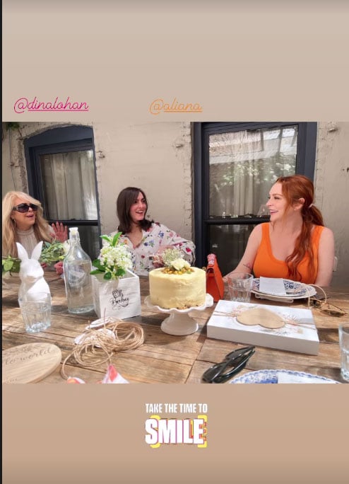 Lindsay Lohan celebrates baby shower with close friends and family
